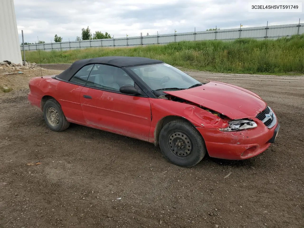 1997 Chrysler Sebring Jx VIN: 3C3EL45H5VT591749 Lot: 62479595
