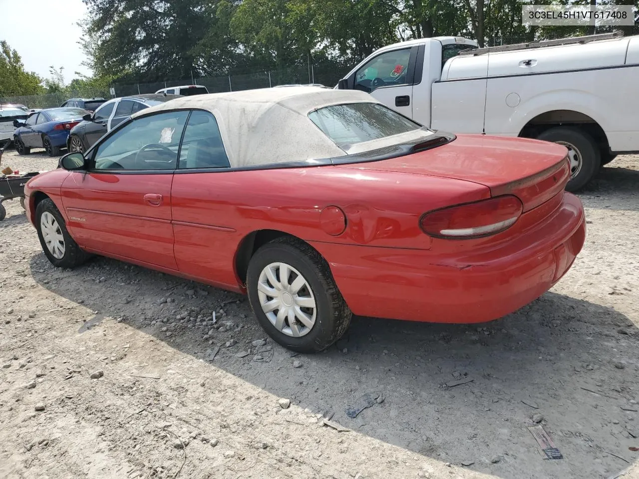 1997 Chrysler Sebring Jx VIN: 3C3EL45H1VT617408 Lot: 68980464
