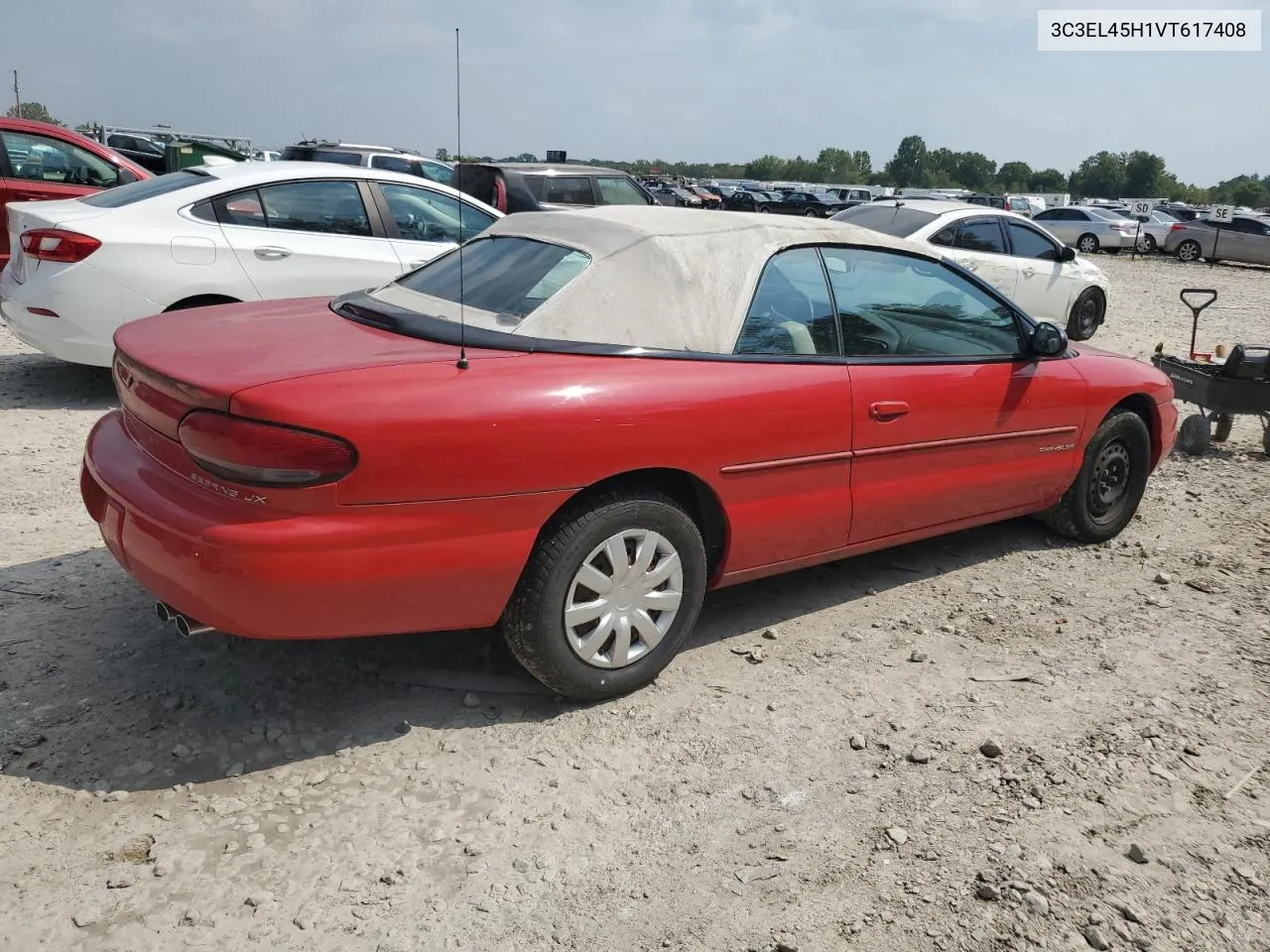 1997 Chrysler Sebring Jx VIN: 3C3EL45H1VT617408 Lot: 68980464