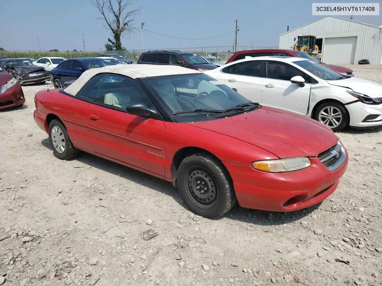 1997 Chrysler Sebring Jx VIN: 3C3EL45H1VT617408 Lot: 68980464