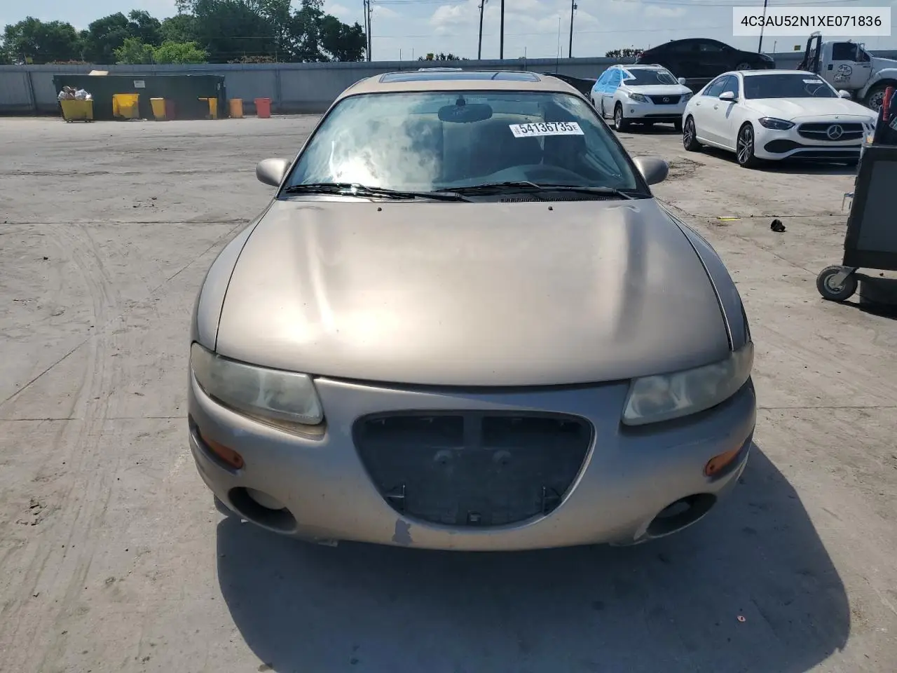 1999 Chrysler Sebring Lxi VIN: 4C3AU52N1XE071836 Lot: 54136735
