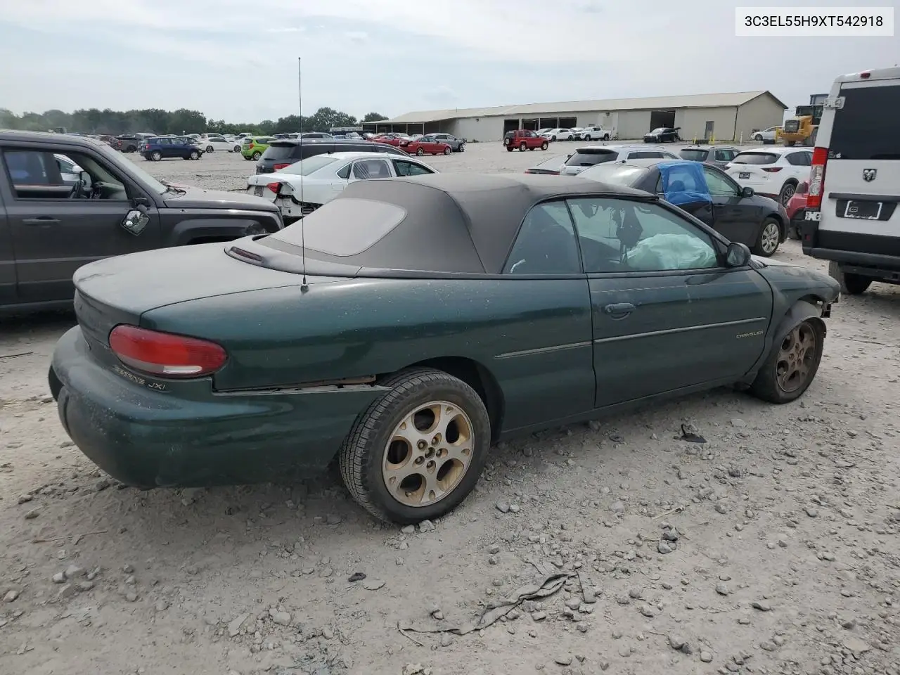 1999 Chrysler Sebring Jxi VIN: 3C3EL55H9XT542918 Lot: 62585595