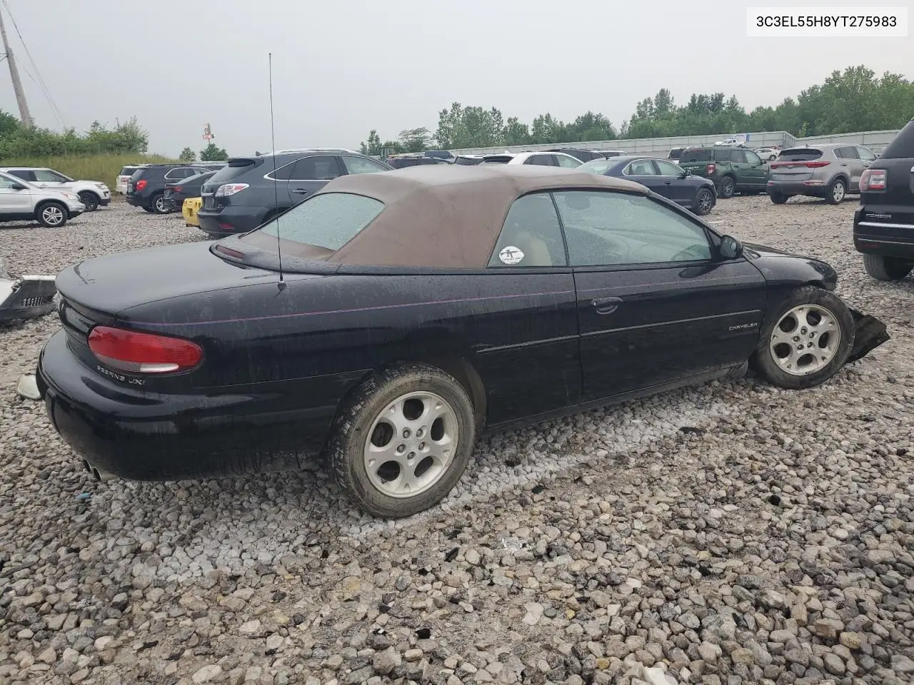 2000 Chrysler Sebring Jxi VIN: 3C3EL55H8YT275983 Lot: 61361665