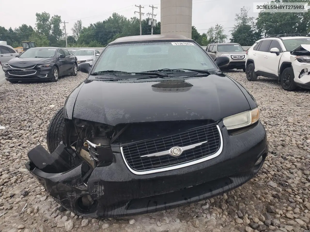 2000 Chrysler Sebring Jxi VIN: 3C3EL55H8YT275983 Lot: 61361665