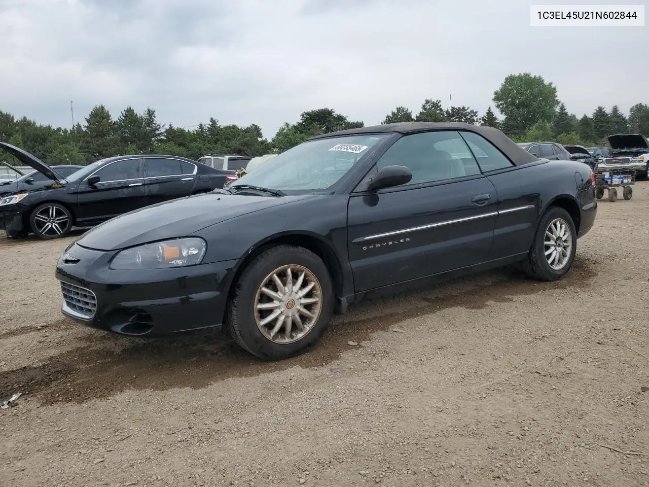 2001 Chrysler Sebring Lx VIN: 1C3EL45U21N602844 Lot: 60235465