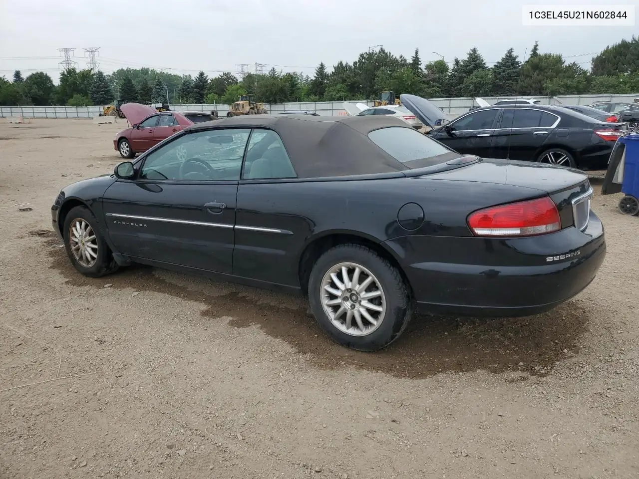 2001 Chrysler Sebring Lx VIN: 1C3EL45U21N602844 Lot: 60235465