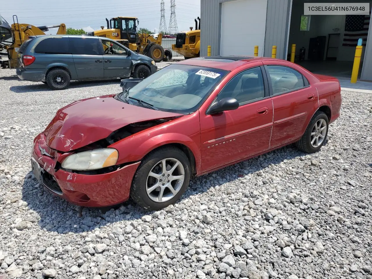 2001 Chrysler Sebring Lxi VIN: 1C3EL56U41N676948 Lot: 62858175