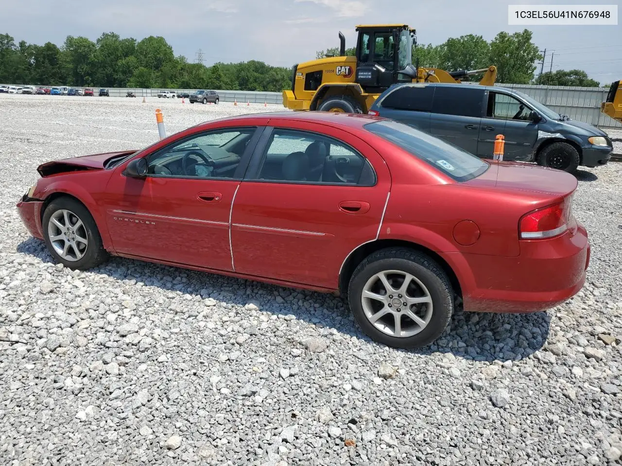 2001 Chrysler Sebring Lxi VIN: 1C3EL56U41N676948 Lot: 62858175