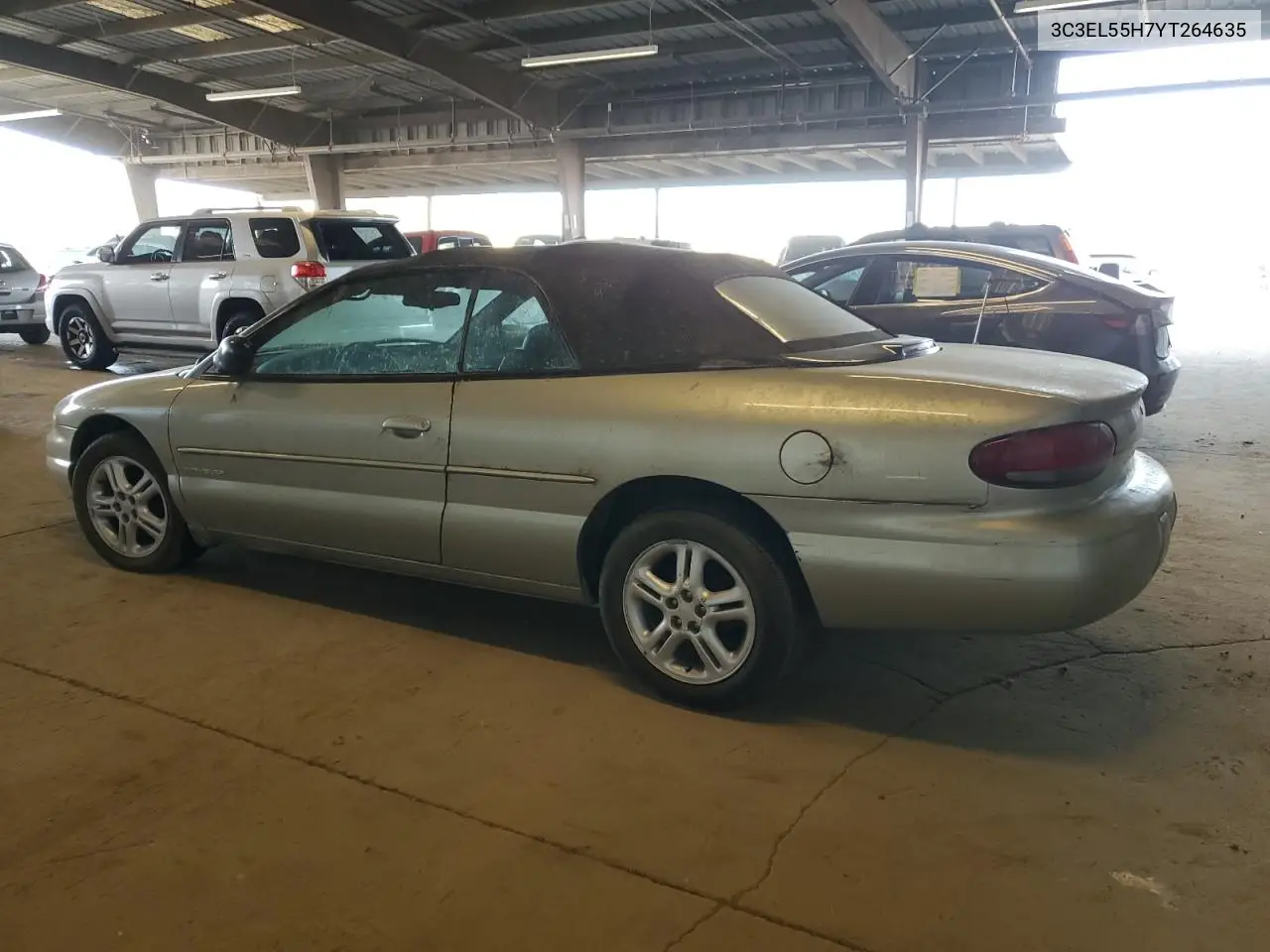 2000 Chrysler Sebring Jxi VIN: 3C3EL55H7YT264635 Lot: 47325535