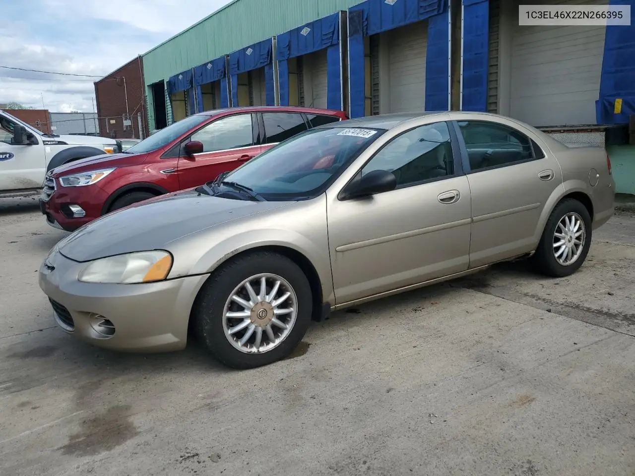 2002 Chrysler Sebring Lx VIN: 1C3EL46X22N266395 Lot: 55747015