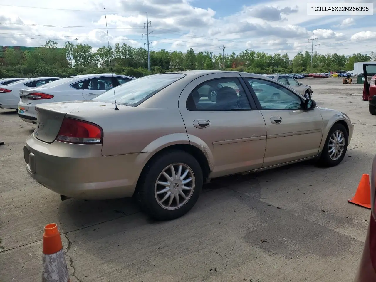 2002 Chrysler Sebring Lx VIN: 1C3EL46X22N266395 Lot: 55747015