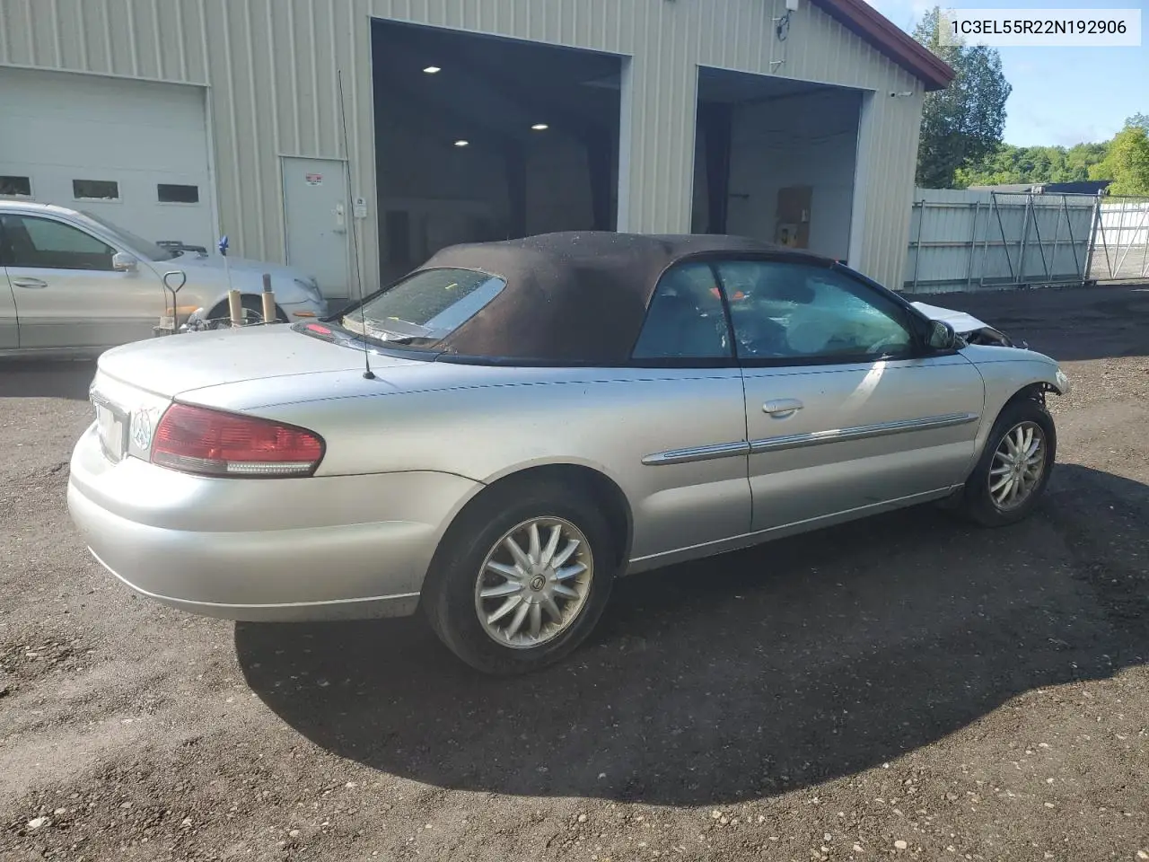 2002 Chrysler Sebring Lxi VIN: 1C3EL55R22N192906 Lot: 59119325