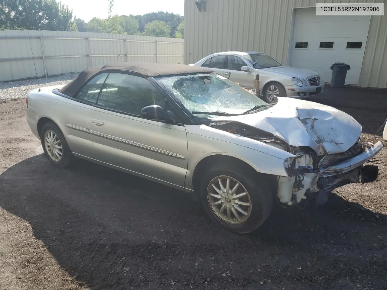 2002 Chrysler Sebring Lxi VIN: 1C3EL55R22N192906 Lot: 59119325