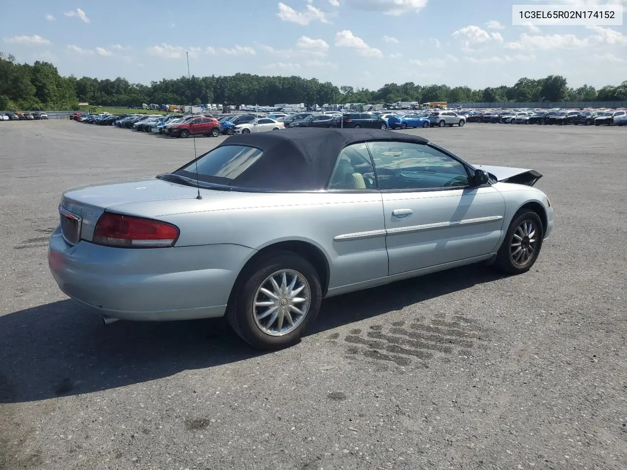 2002 Chrysler Sebring Limited VIN: 1C3EL65R02N174152 Lot: 62516645