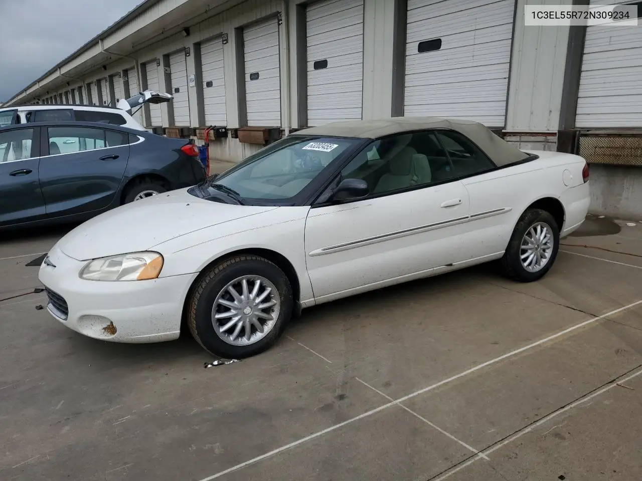 2002 Chrysler Sebring Lxi VIN: 1C3EL55R72N309234 Lot: 63203455