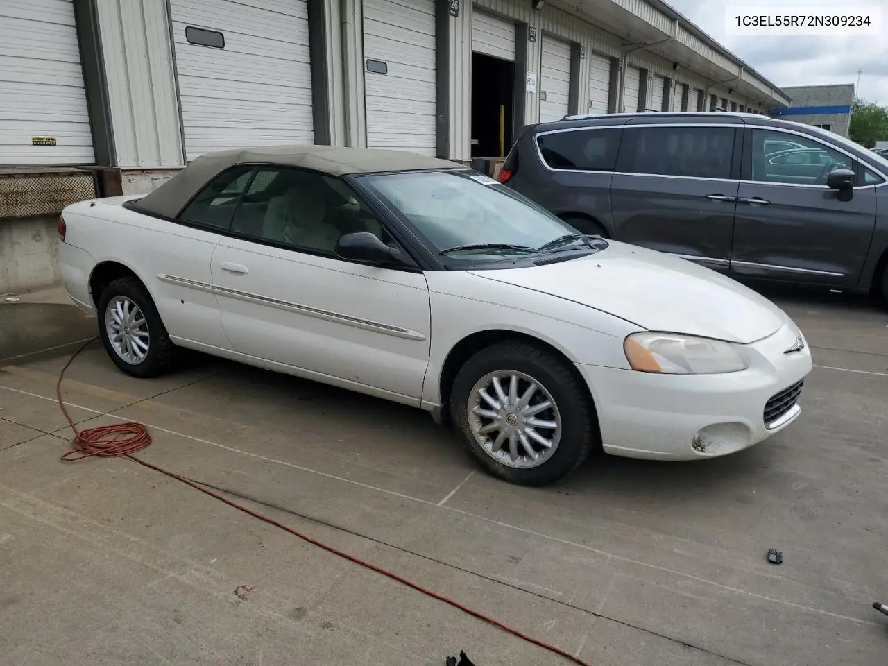 2002 Chrysler Sebring Lxi VIN: 1C3EL55R72N309234 Lot: 63203455