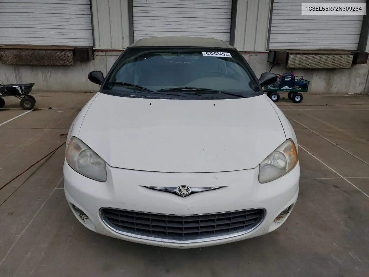 2002 Chrysler Sebring Lxi VIN: 1C3EL55R72N309234 Lot: 63203455