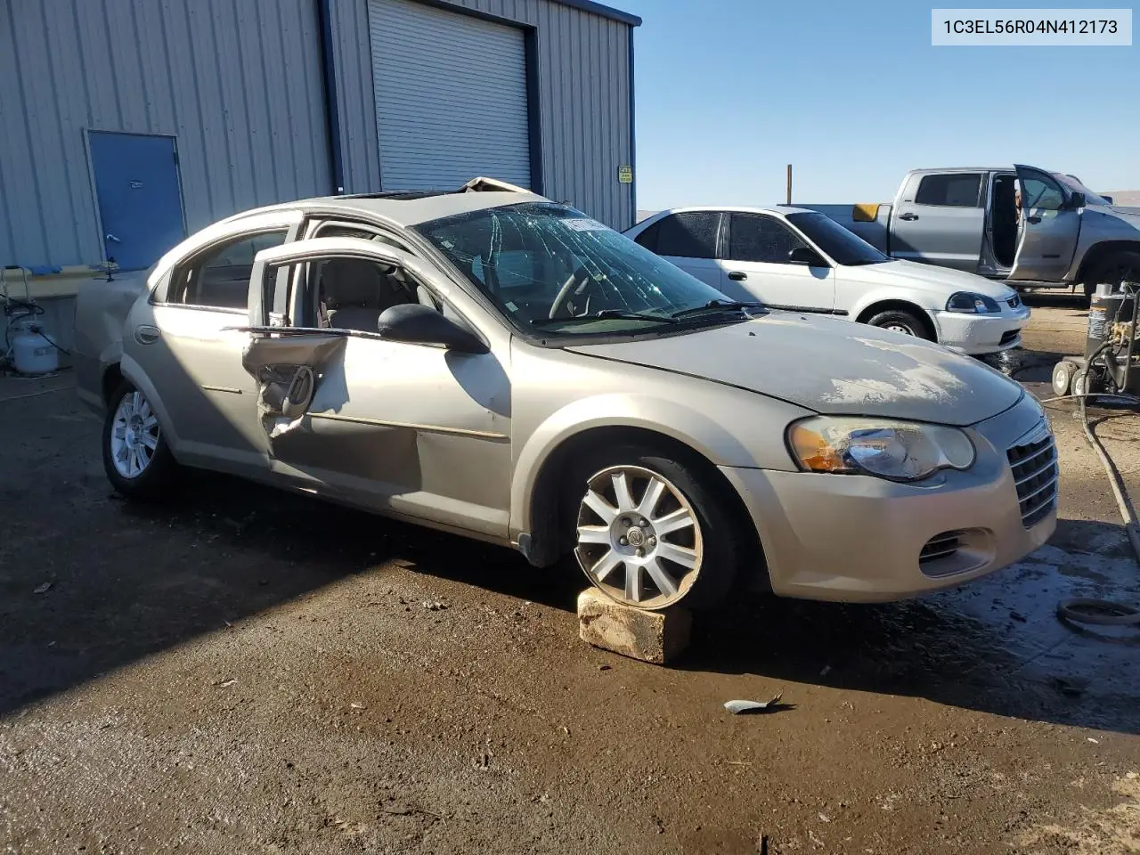 2004 Chrysler Sebring Lxi VIN: 1C3EL56R04N412173 Lot: 41777405