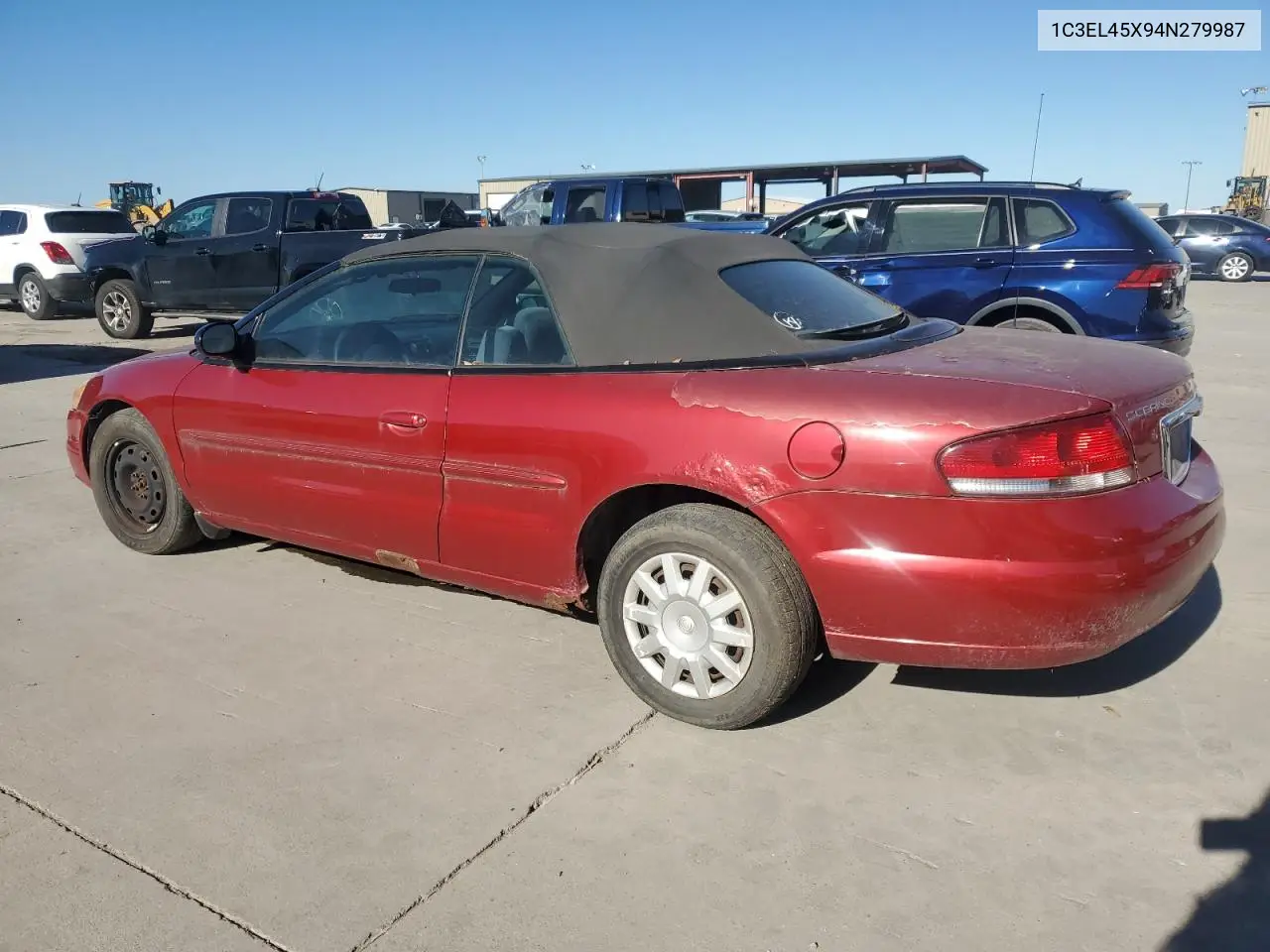 2004 Chrysler Sebring Lx VIN: 1C3EL45X94N279987 Lot: 47894245