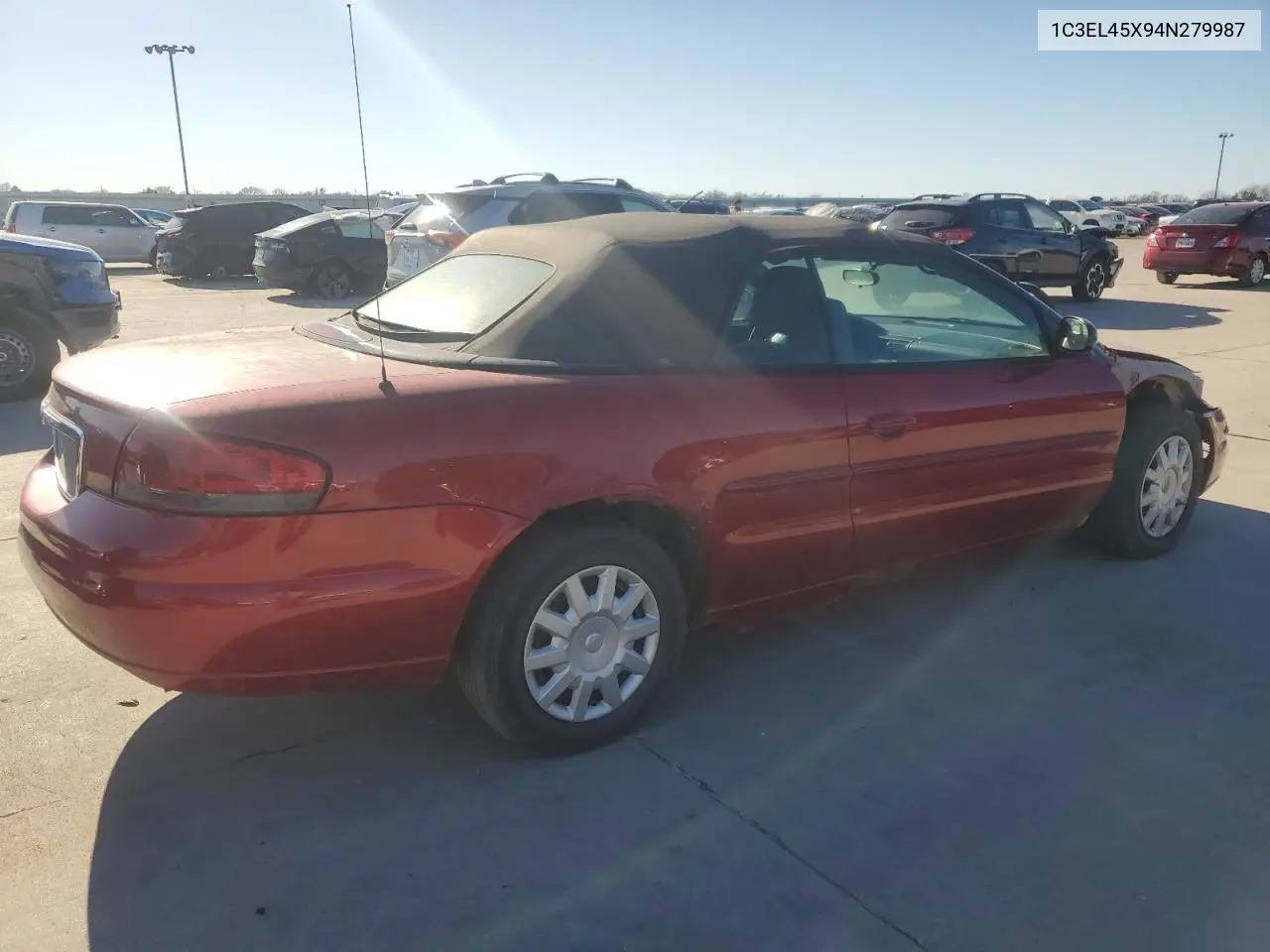 2004 Chrysler Sebring Lx VIN: 1C3EL45X94N279987 Lot: 47894245