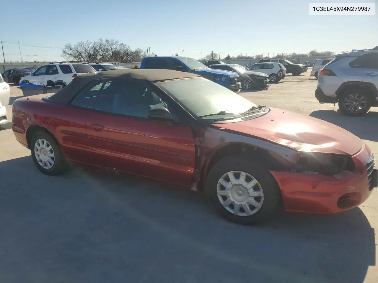 2004 Chrysler Sebring Lx VIN: 1C3EL45X94N279987 Lot: 47894245