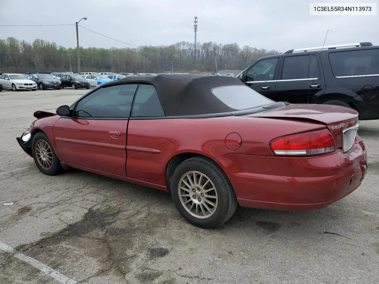 2004 Chrysler Sebring Lxi VIN: 1C3EL55R34N113973 Lot: 52770985
