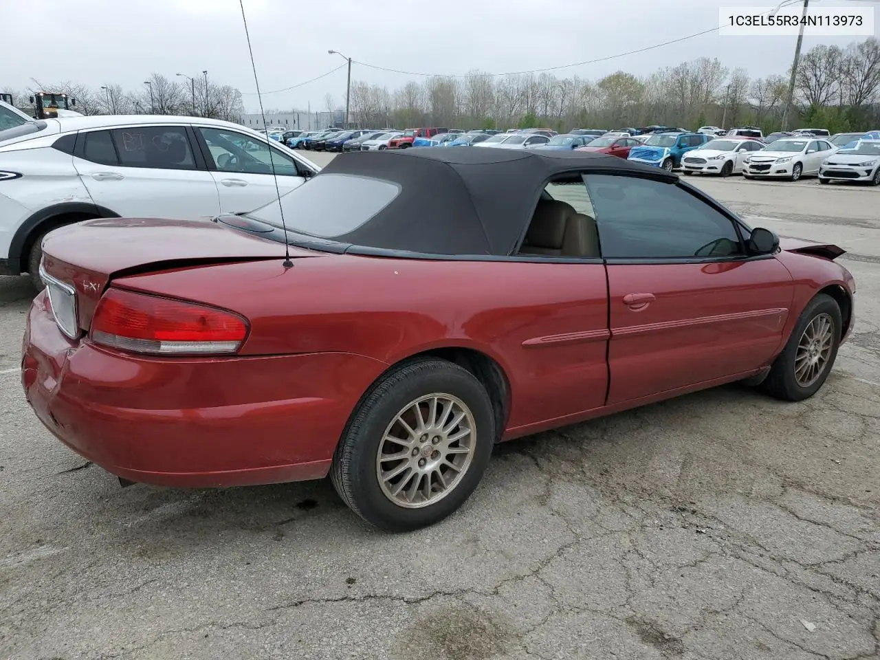 2004 Chrysler Sebring Lxi VIN: 1C3EL55R34N113973 Lot: 52770985