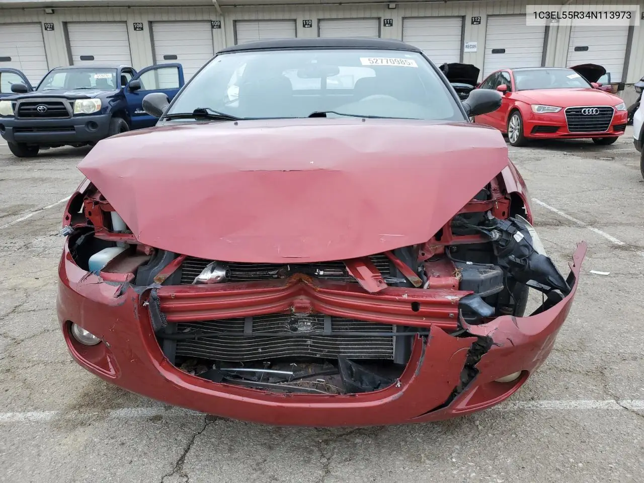 2004 Chrysler Sebring Lxi VIN: 1C3EL55R34N113973 Lot: 52770985