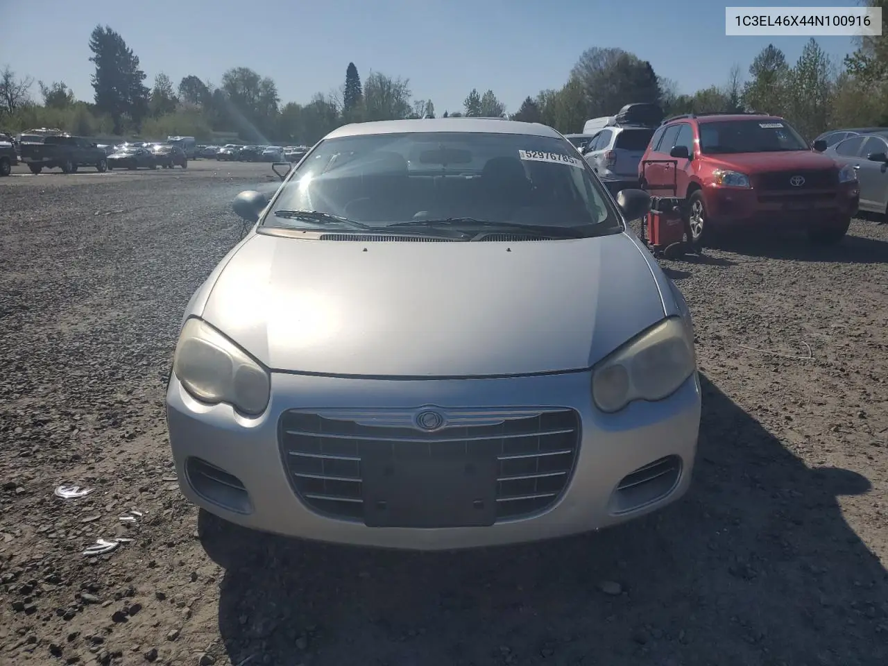 2004 Chrysler Sebring Lx VIN: 1C3EL46X44N100916 Lot: 52976785