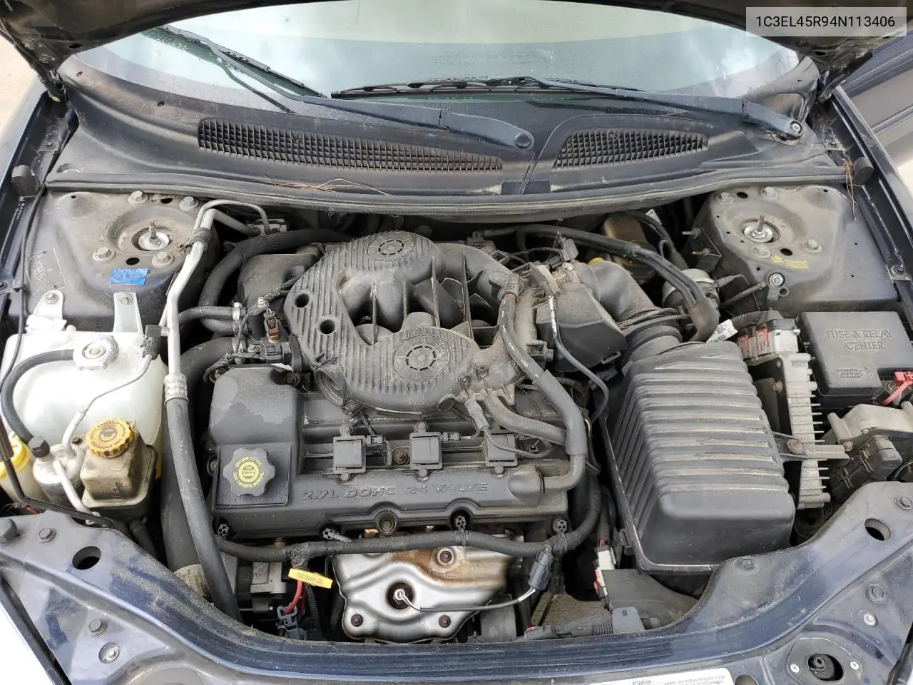 2004 Chrysler Sebring Lx VIN: 1C3EL45R94N113406 Lot: 53531285