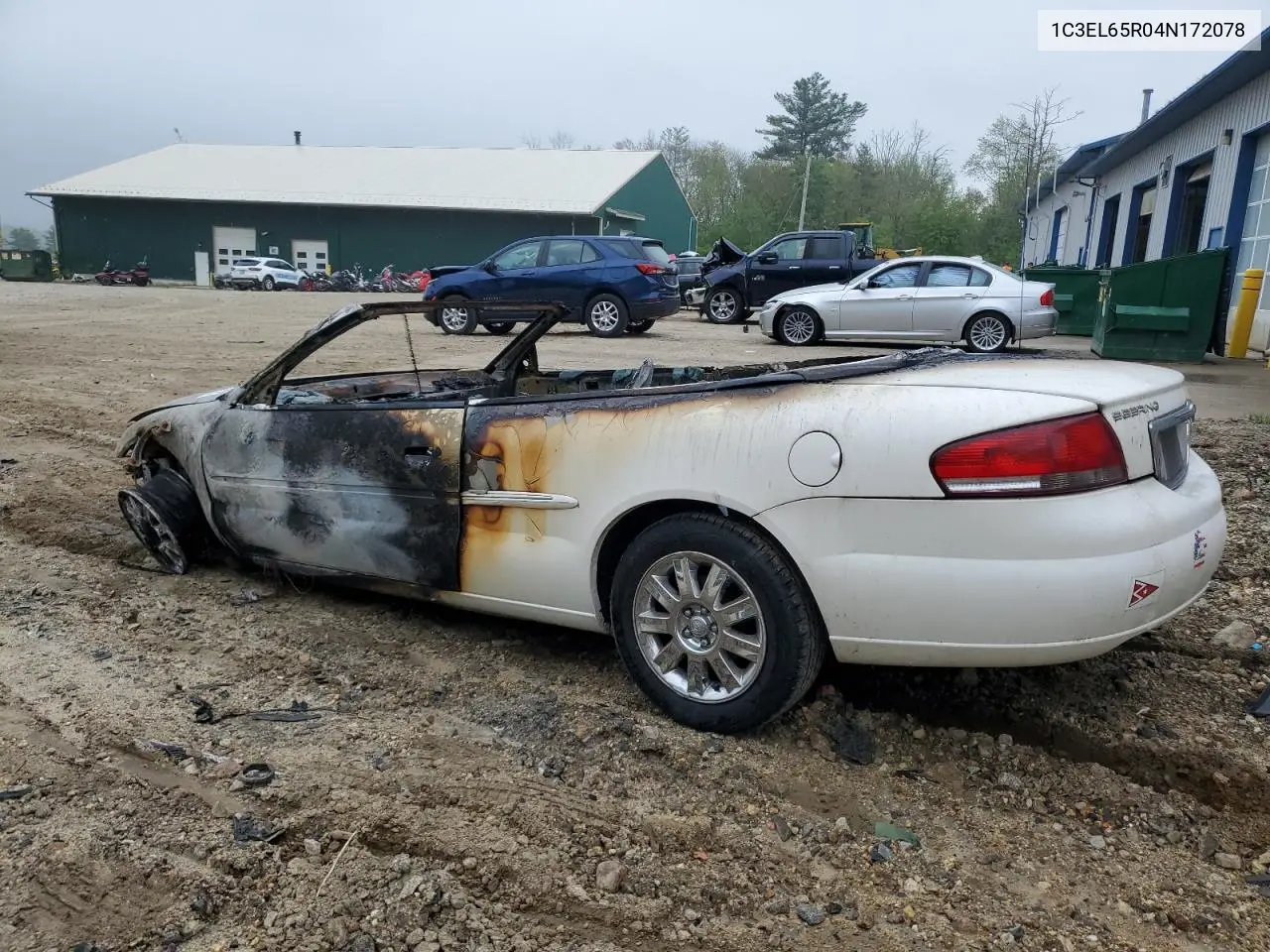 2004 Chrysler Sebring Limited VIN: 1C3EL65R04N172078 Lot: 57158325