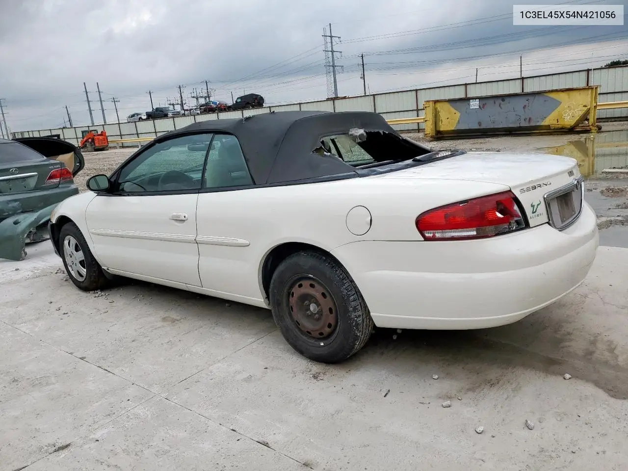 2004 Chrysler Sebring Lx VIN: 1C3EL45X54N421056 Lot: 60220445