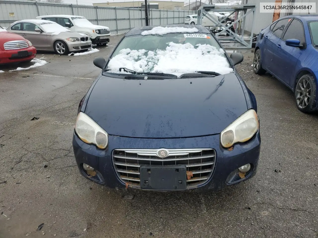 2005 Chrysler Sebring Special VIN: 1C3AL36R25N645847 Lot: 44513105
