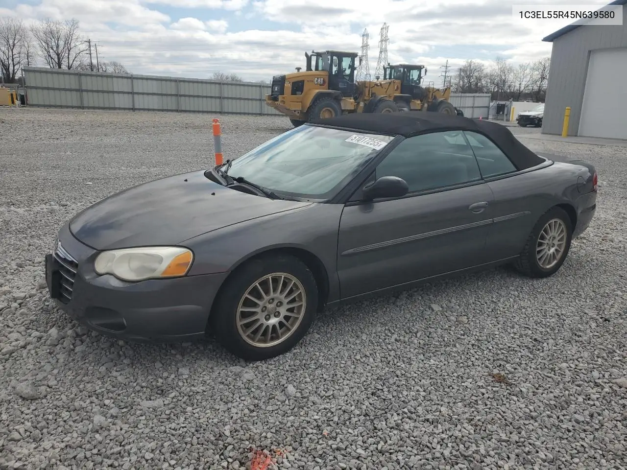 2005 Chrysler Sebring Touring VIN: 1C3EL55R45N639580 Lot: 51017255