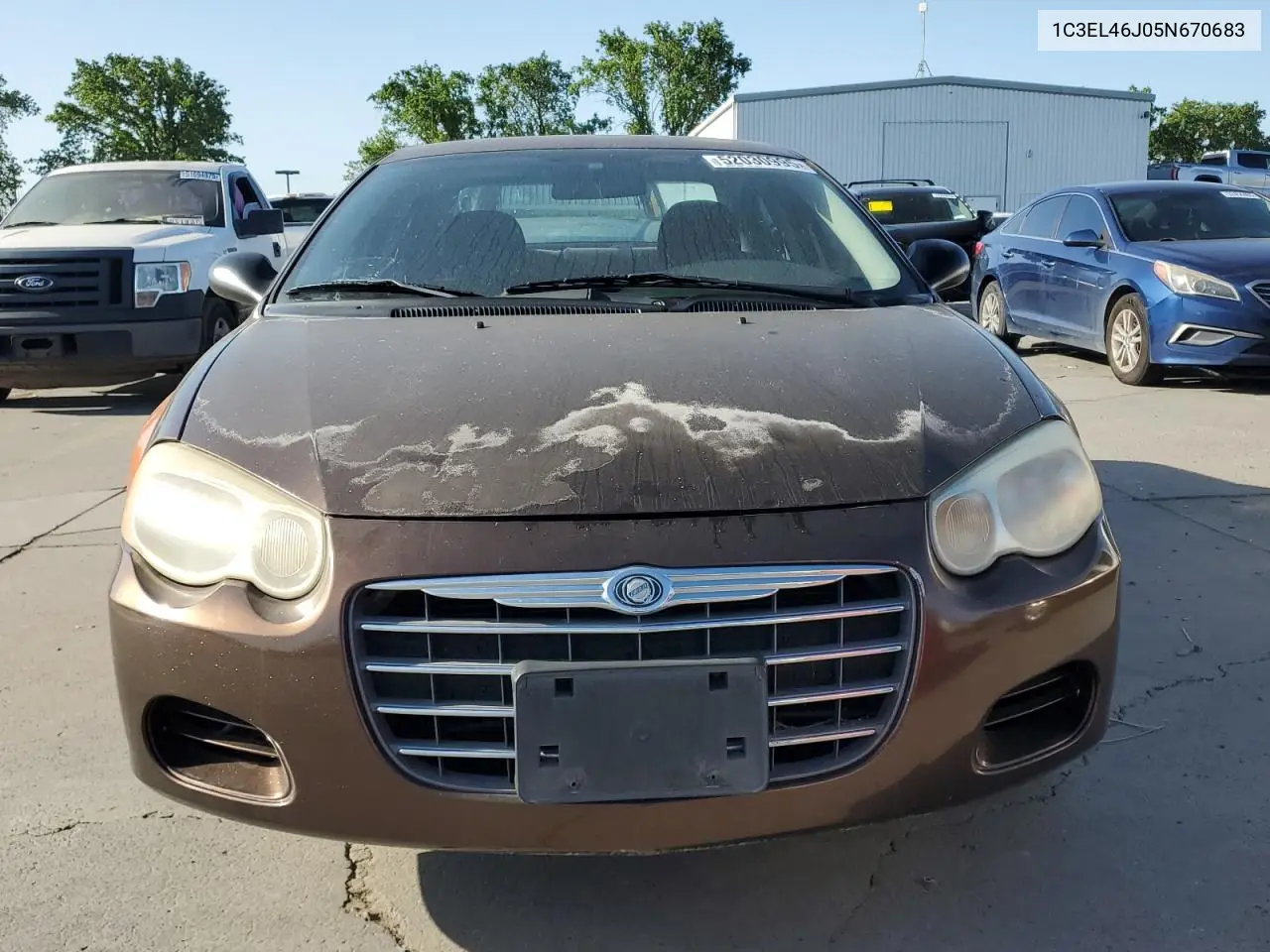 2005 Chrysler Sebring VIN: 1C3EL46J05N670683 Lot: 52030995