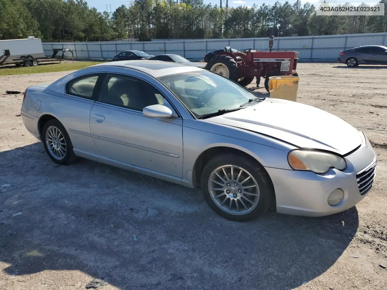 2005 Chrysler Sebring Limited VIN: 4C3AG52H25E023521 Lot: 52287125