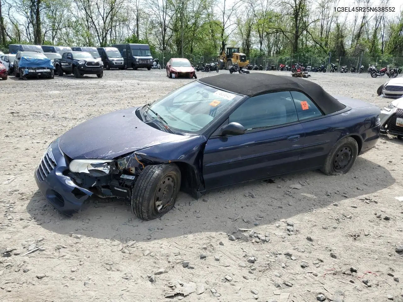 2005 Chrysler Sebring VIN: 1C3EL45R25N638552 Lot: 53833645