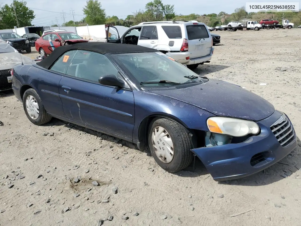 2005 Chrysler Sebring VIN: 1C3EL45R25N638552 Lot: 53833645