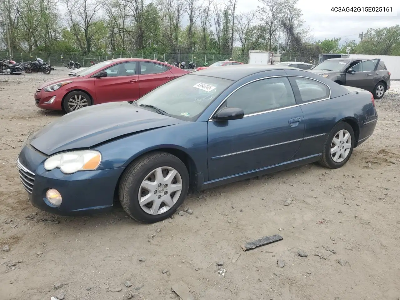 2005 Chrysler Sebring VIN: 4C3AG42G15E025161 Lot: 53842345