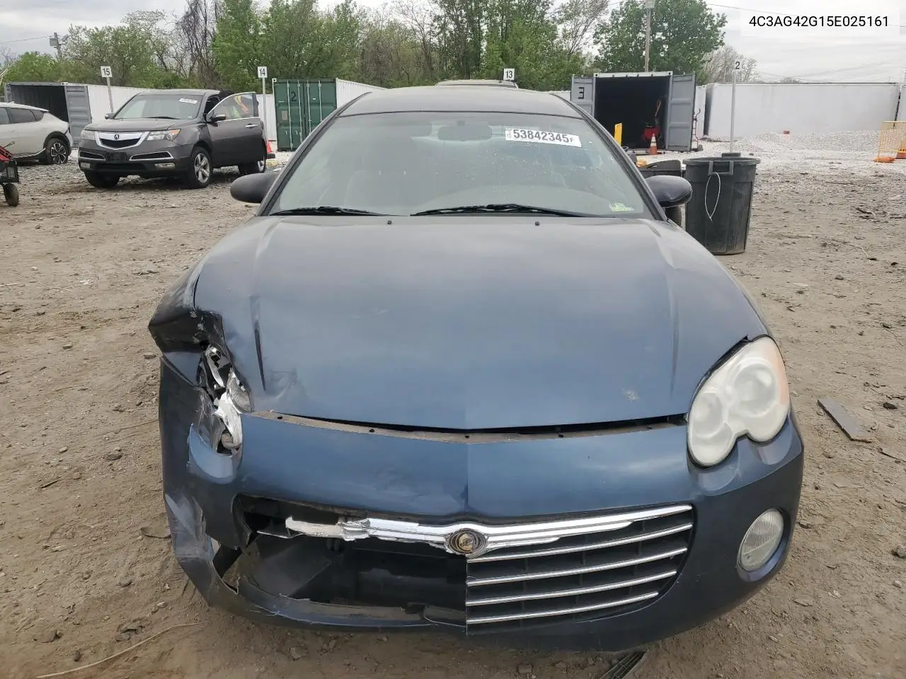 2005 Chrysler Sebring VIN: 4C3AG42G15E025161 Lot: 53842345