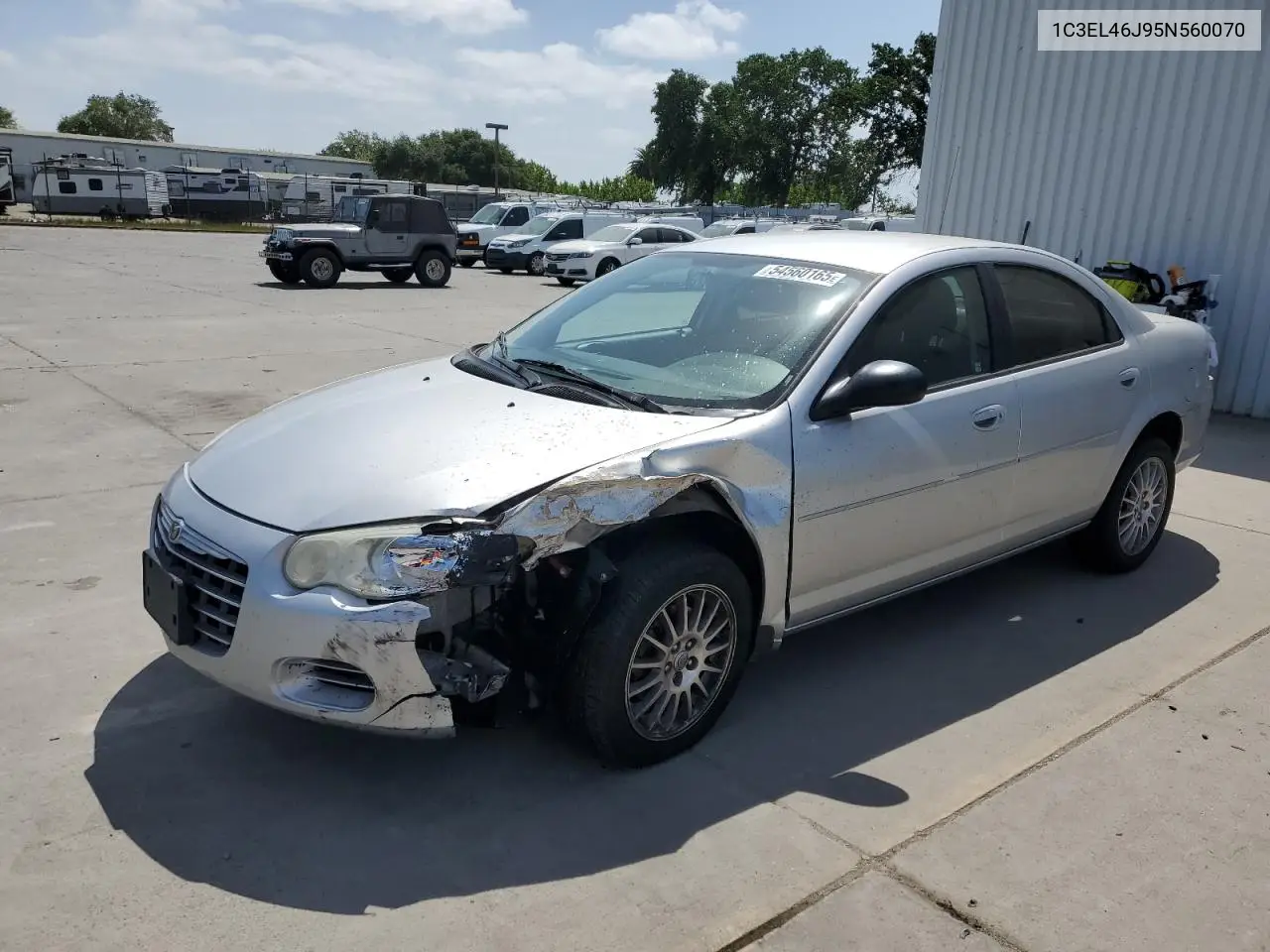 2005 Chrysler Sebring VIN: 1C3EL46J95N560070 Lot: 54560165