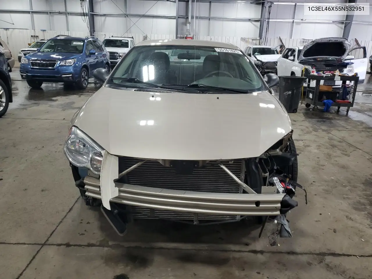 2005 Chrysler Sebring VIN: 1C3EL46X55N532951 Lot: 55161825
