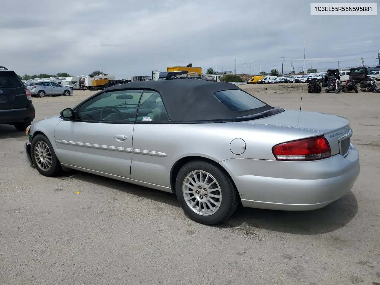 2005 Chrysler Sebring Touring VIN: 1C3EL55R55N595881 Lot: 57667585