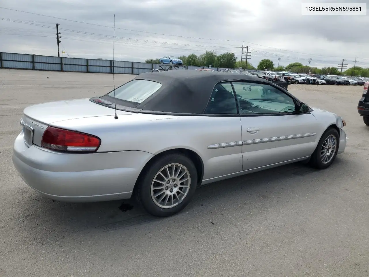 2005 Chrysler Sebring Touring VIN: 1C3EL55R55N595881 Lot: 57667585