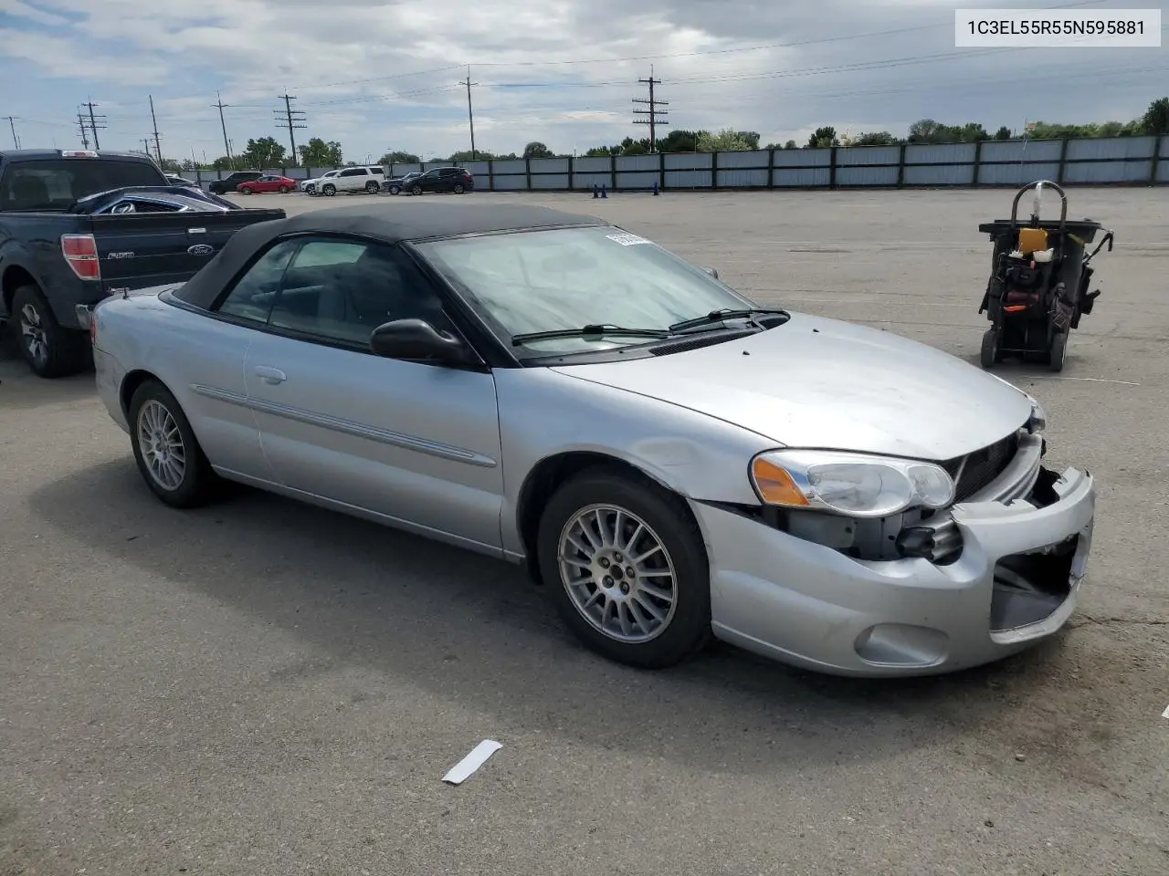2005 Chrysler Sebring Touring VIN: 1C3EL55R55N595881 Lot: 57667585