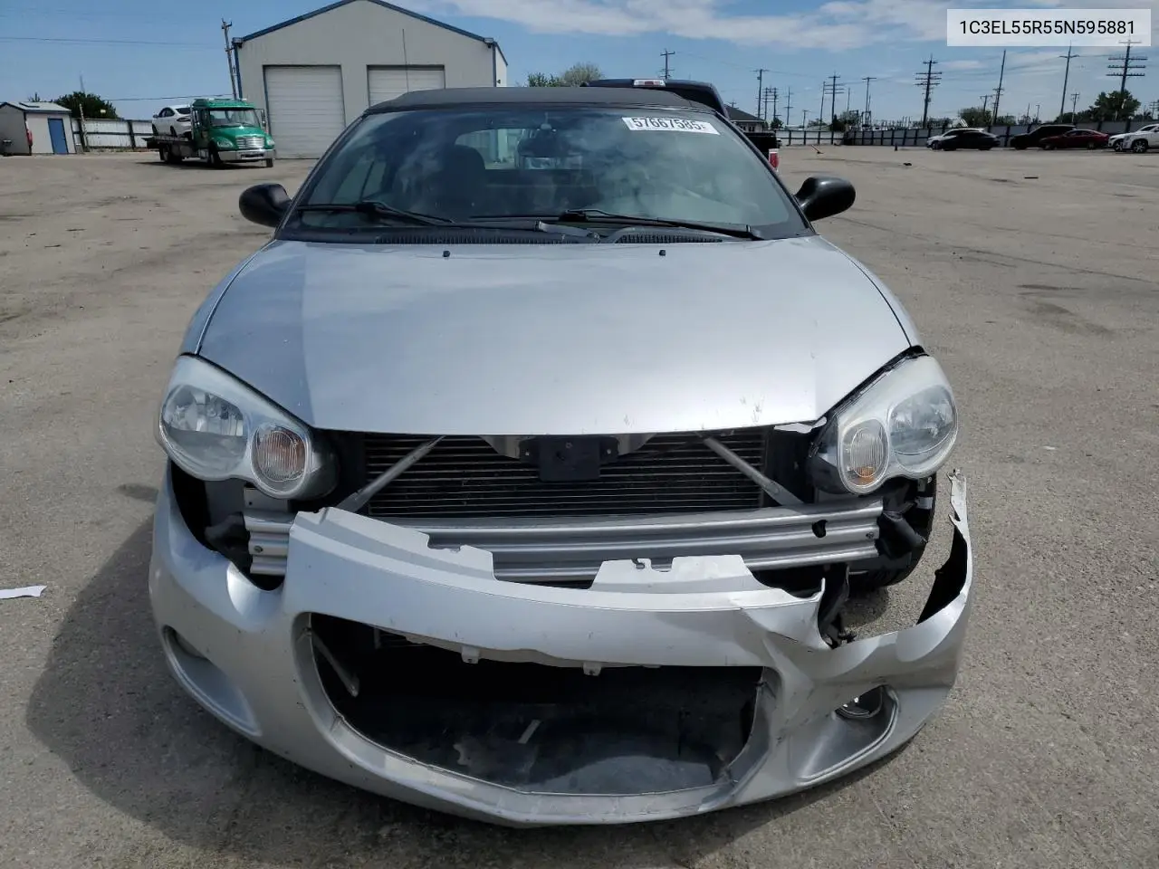 2005 Chrysler Sebring Touring VIN: 1C3EL55R55N595881 Lot: 57667585