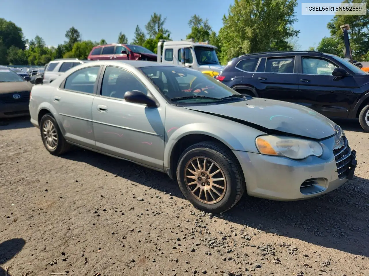 2005 Chrysler Sebring Touring VIN: 1C3EL56R15N652589 Lot: 58048945