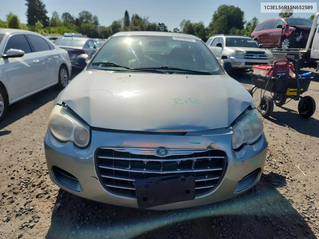2005 Chrysler Sebring Touring VIN: 1C3EL56R15N652589 Lot: 58048945
