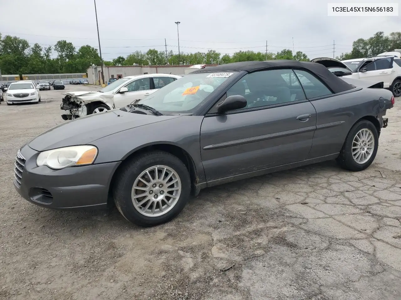 2005 Chrysler Sebring VIN: 1C3EL45X15N656183 Lot: 58348475