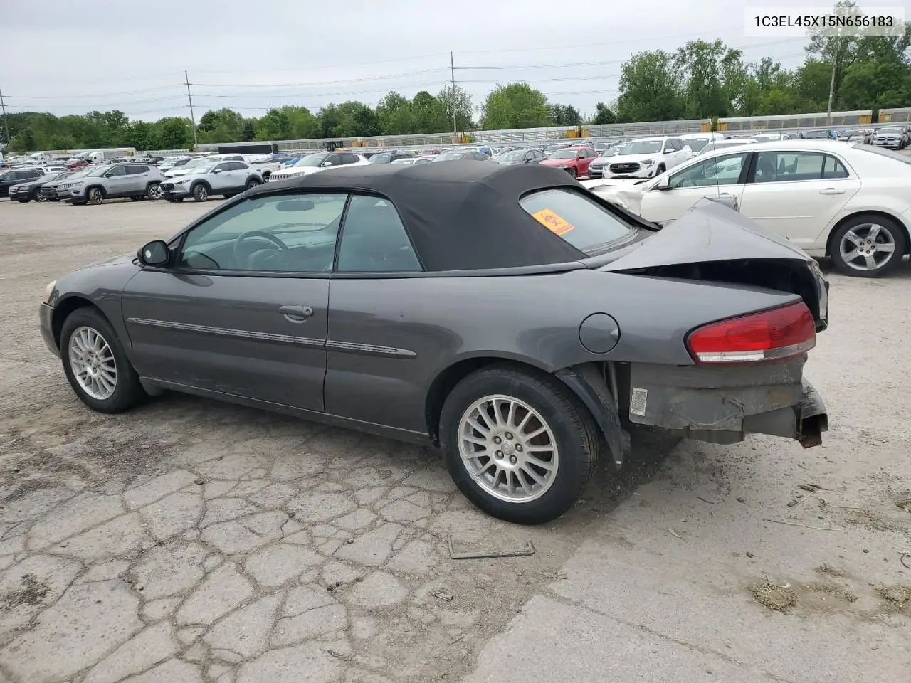 2005 Chrysler Sebring VIN: 1C3EL45X15N656183 Lot: 58348475